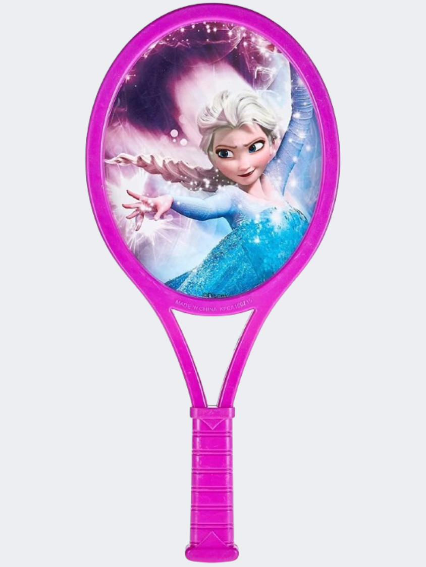 Joerex Frozen Kids Tennis Set Of Racket And Ball Dark Pink