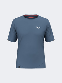 Salewa Pedroc Dry Hybrid Men Hiking T-Shirt Java Blue