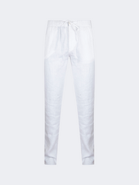 Pier St Barth Palm 100 Men Beach Pant White