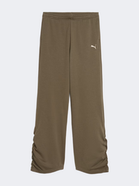Puma Bowtique High Waist Girls Lifestyle Pant Loden Green