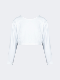 Oil&Gaz Criss-Cross Kids-Girls Lifestyle Crop Top White