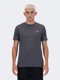 New Balance Sport Essentials Heathertech Men Performance T-Shirt Black Heather