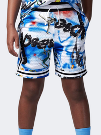 Nike Jordan Dri-Fit Boys Basketball Short Blue