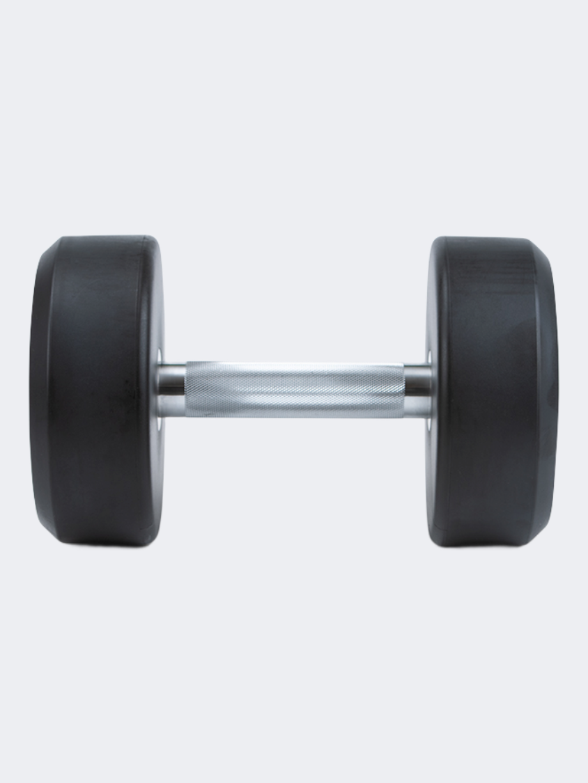 Irm-Fitness Factory Pvc Dumbbell With Logo Printing 17.5Kg Grey