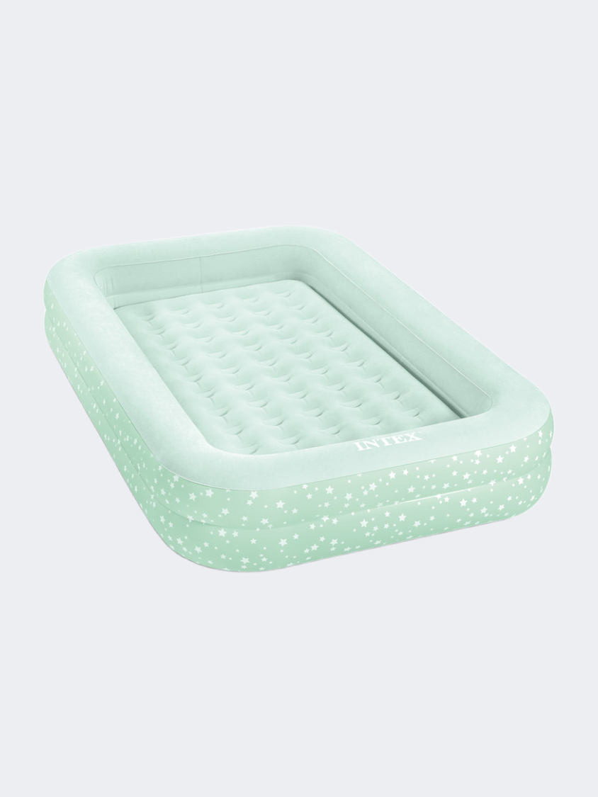Intex Travel With Hand Pump 107X168X25 Cm Beach Bed Mint Green