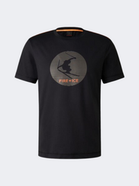 Fire and Ice Gerad Men Skiing Baselayer Black