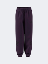 Adidas Future Icons 3-Stripes Wide Kids-Girls Sportswear Pant Aurora Plum