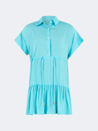 Top Ten Chic Women Beach  Linen Dress Blue
