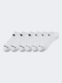 New Balance Everyday Lightweight Ns 6 Pack Unisex Lifestyle Sock White