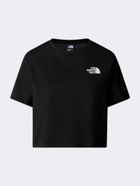 The North Face Simple Dome Cropped Relaxed Women Lifestyle T-Shirt Tnf Black