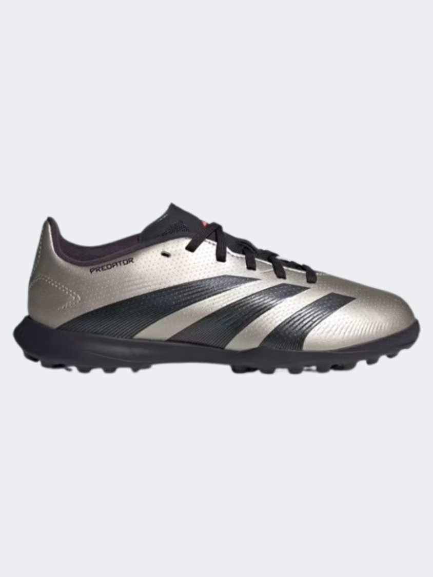 Adidas Predator League Tf Kids Turf Shoes Platinum/Black/Turbo ...