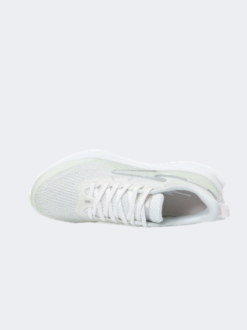 Erke Cushion Women Running Shoes White/Green/Pink