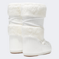 Moonboot Icon Faux Fur Unisex After Ski Boot Optical White