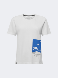 Salewa Eagle Cover Women Hiking T-Shirt Optical White