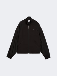 Puma Her Full Zip Relaxed Women Lifestyle Jacket Black