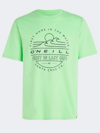 Oneill Muir Men Beach T-Shirt Neon Green