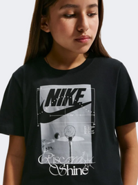 Nike Sportswear Rise And Shine Boys Lifestyle T-Shirt Black