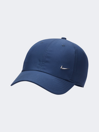 Nike Df Club Unstructured Metal Swoosh Unisex Lifestyle Cap Midnight Navy