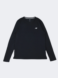 New Balance Lightweight Men Performance. Long Sleeve Black
