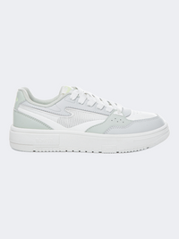 Erke Skateboard Women Lifestyle Shoes White/Grey/Green