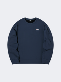 Erke Pullover Men Training Sweatshirt Dark Blue