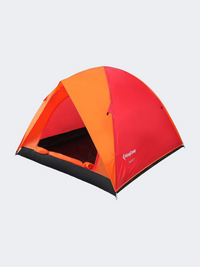 King Camp Family 3 Unisex Camping Tent Red/Orange