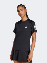 Adidas Club 3-Stripes Tennis Climacool Women Tennis T-Shirt Black