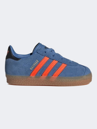 Adidas Gazelle Comfort Infant-Boys Original Shoes Blue/Orange