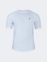 Oil And Gaz Comfortable Men Training T-Shirt R-Neck White