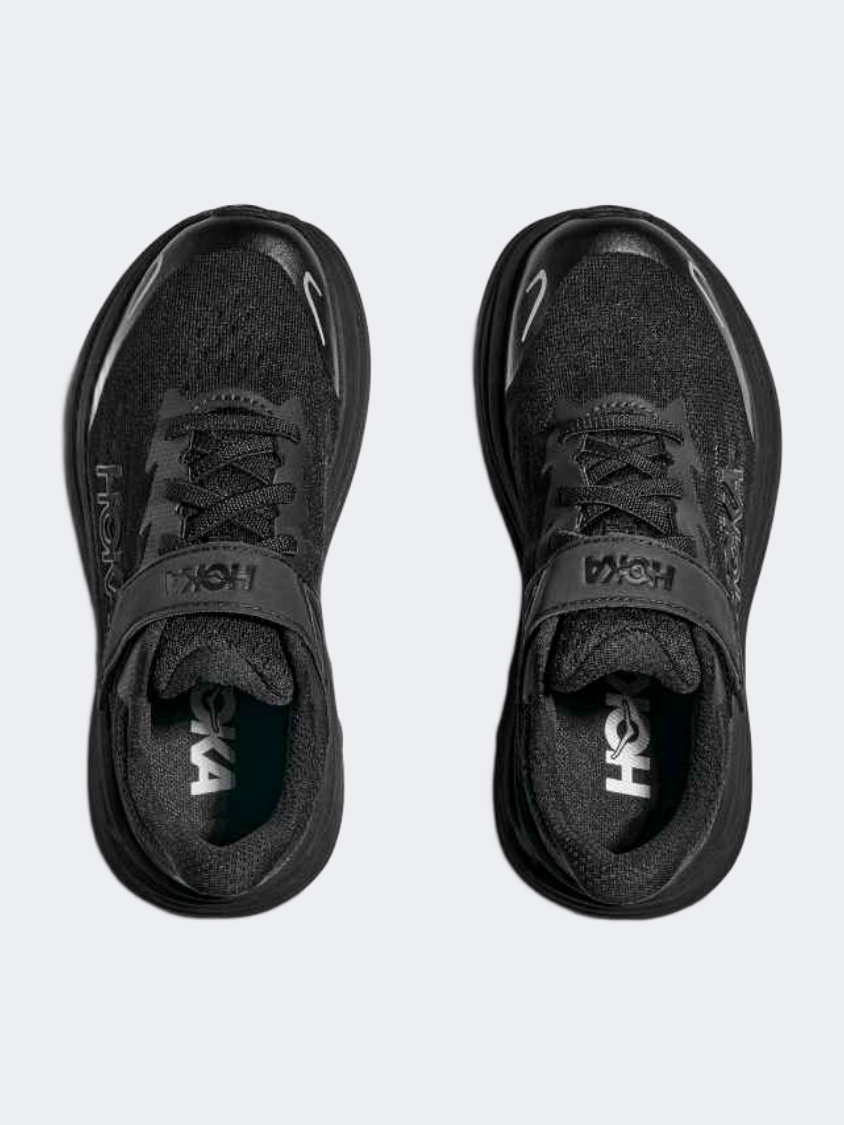 Hoka Clifton 10 Ps-Boys Running Shoes Black