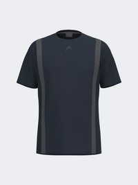 Head Club 25 Tech Men Padel T-Shirt Navy