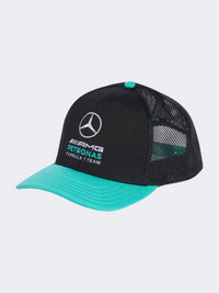 Adidas Mercedes-Amg Petronas Formula 1 Team Dna Flatbrim Unisex Motorsport Cap Black/Mint