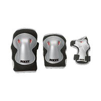 Roces Junior Super 3 Pack M Kids Skating Protection Black