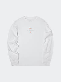 Erke Pullover Men Training Sweatshirt White