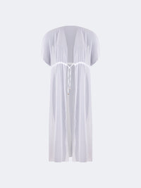 Oil And Gaz Chic Women Beach Cloth Dress Ss White