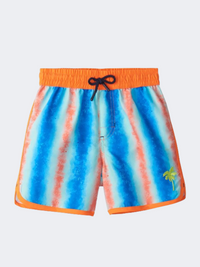 Hatley Surfer Gradient Boys Beach Swim Short Blue/Orange