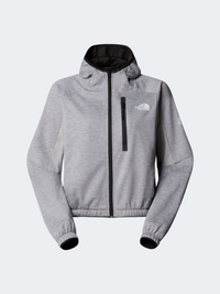 The North Face Mountain Athletics Fleece Women Training Jacket Pale Grey Heather