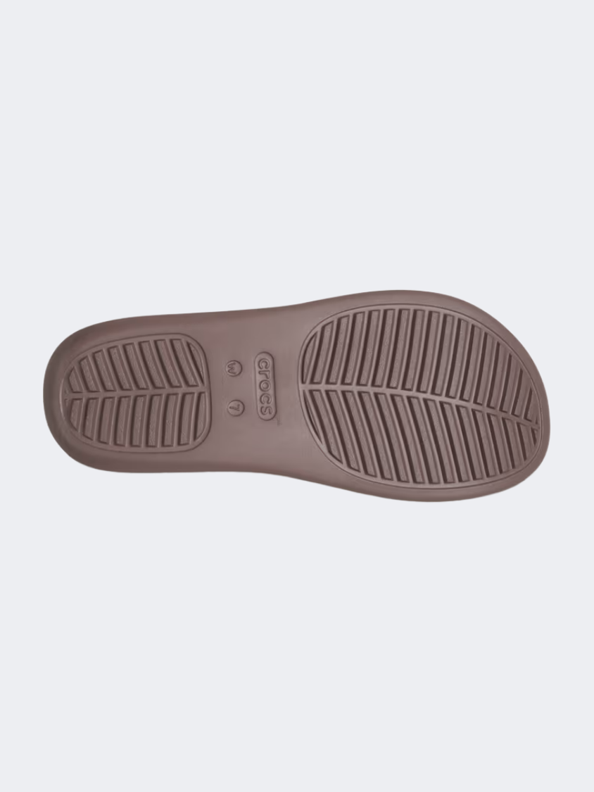 Crocs Getaway Platform Toe Loop Women Lifestyle Slippers Truffle