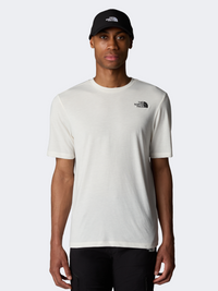 The North Face Foundation Mountains Faces Men Lifestyle T-Shirt White Dune