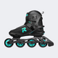 Roces Icon Women Skating Roller Skates Black/Aqua