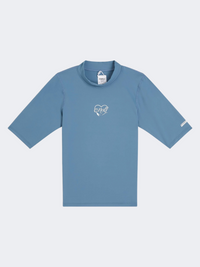 Oneill Essentials Skin Girls Beach Rashguard Copen Blue