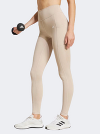 Adidas Optime High Rise Women Training Tight Wonder Beige