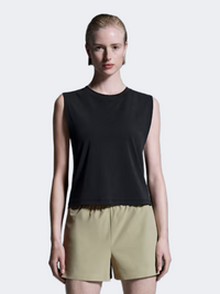 On Focus Crop Women Training Tank Black