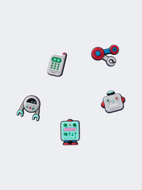 Crocs Robot Friend 5 Pack Unisex Lifestyle Jibbitz Charm
