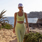 Wiskii Vibrant Strapback Women Sportswear Bra Matcha