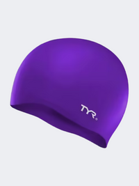 Tyr Wrinkle Free Women Swim Cap Purple
