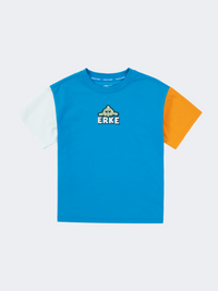 Erke Infant-Boys Lifestyle T-Shirt Blue/Orange