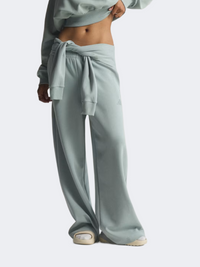 Adidas Soft Lux Straight Leg Women Sportswear Pant Wonder Sage