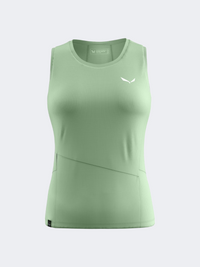 Salewa Puez Sporty Dry Women Hiking Tank Pastel Green
