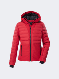 Killtec Ksw 115 Quilted Women Skiing Jacket Dark Red